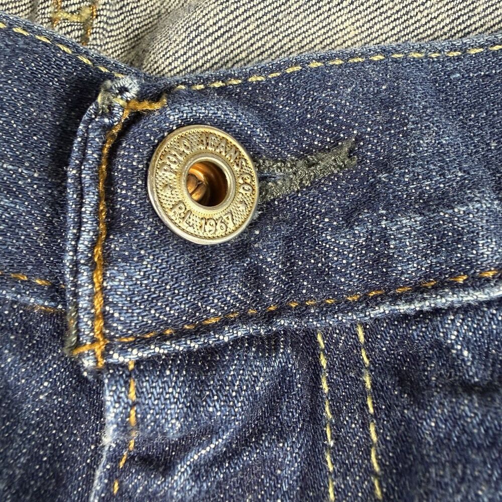 Polo Jeans Co RL 1967 Ashmore Original Jeans Mens 50x32 Blue 100% Cotton - Picture 3 of 13